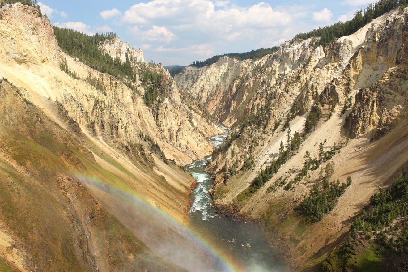 Canyon with Rainbow